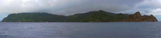Panorama der Cocos Insel in Costa Rica